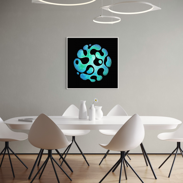 First Drop of Life | 80x80cm – Bild 4