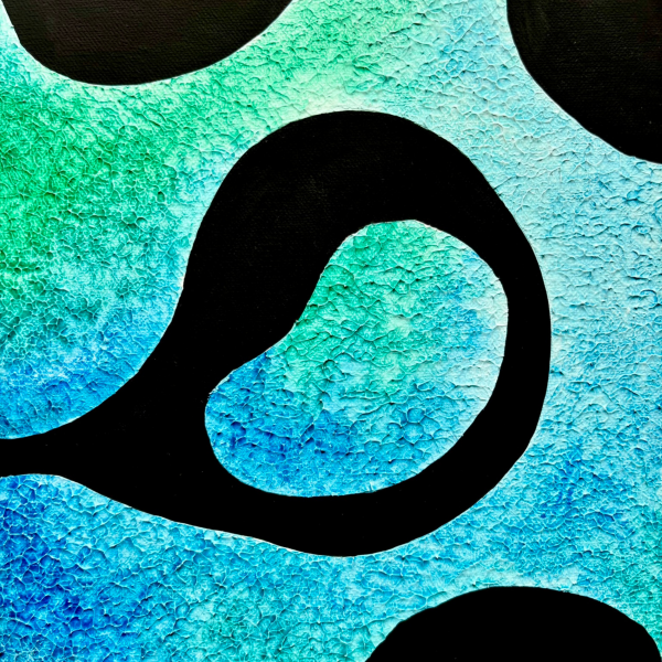 First Drop of Life | 80x80cm – Bild 5