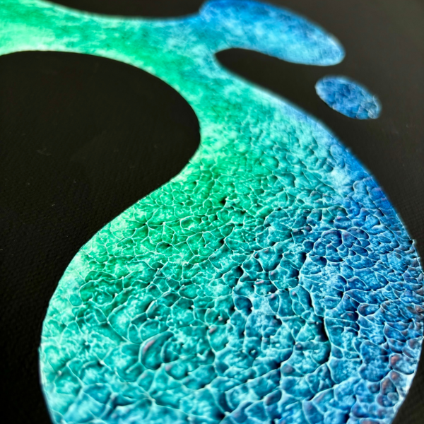 First Drop of Life | 80x80cm – Bild 7